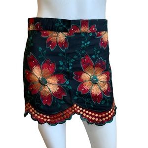 Heavenly Hostess Embroidered Fancy Skirt Apron Floral NWT One Size